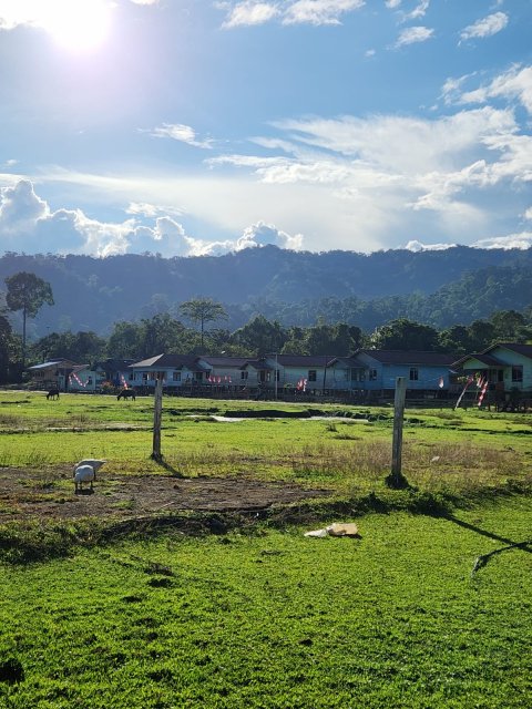 Suasana Desa Lung Semamu